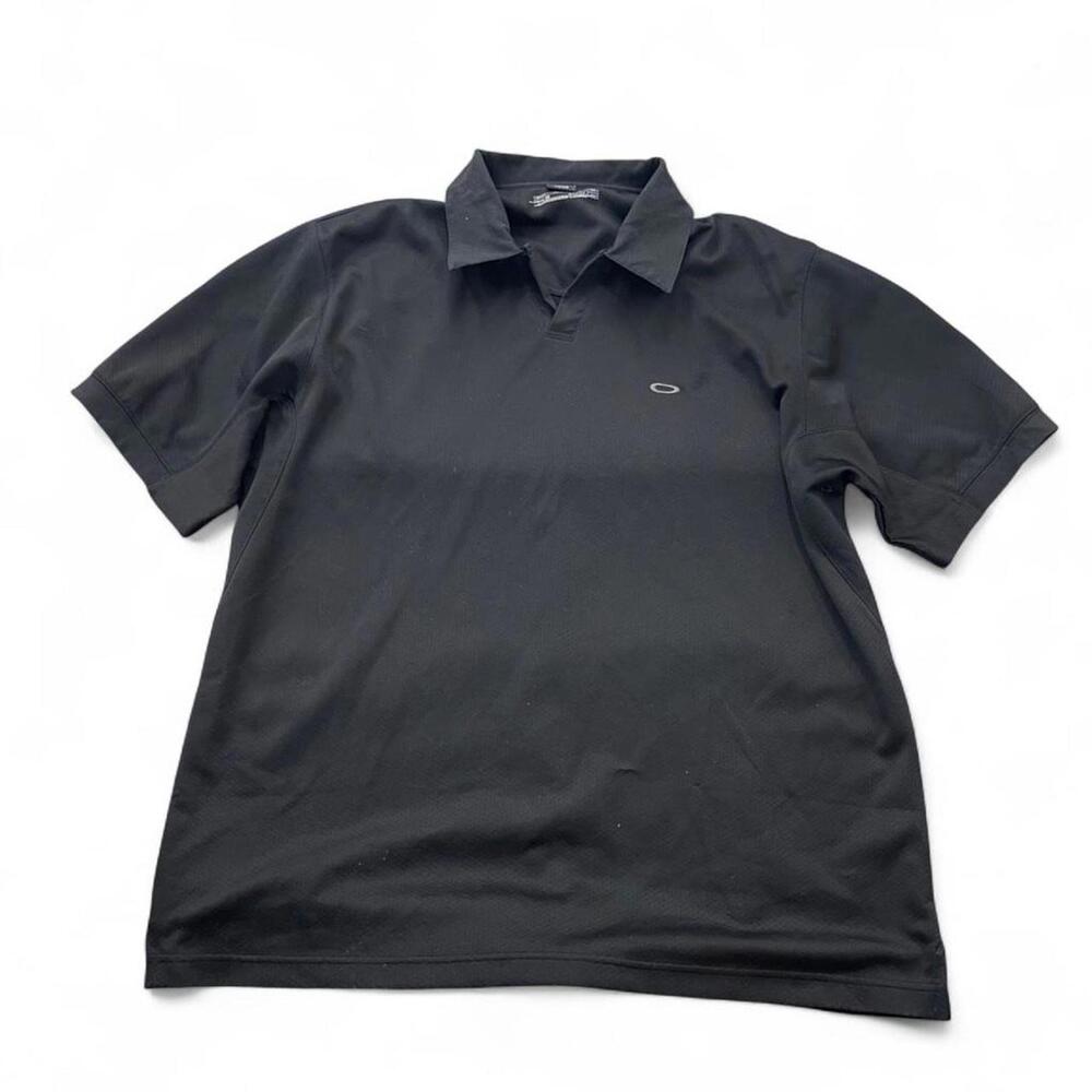 Oakley‎ black golf polo shirt size XXL